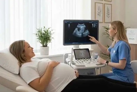 Dating / Viability Scan in Sheffield (6-12 Weeks) : <del>£72</del> <strong>£65</strong>